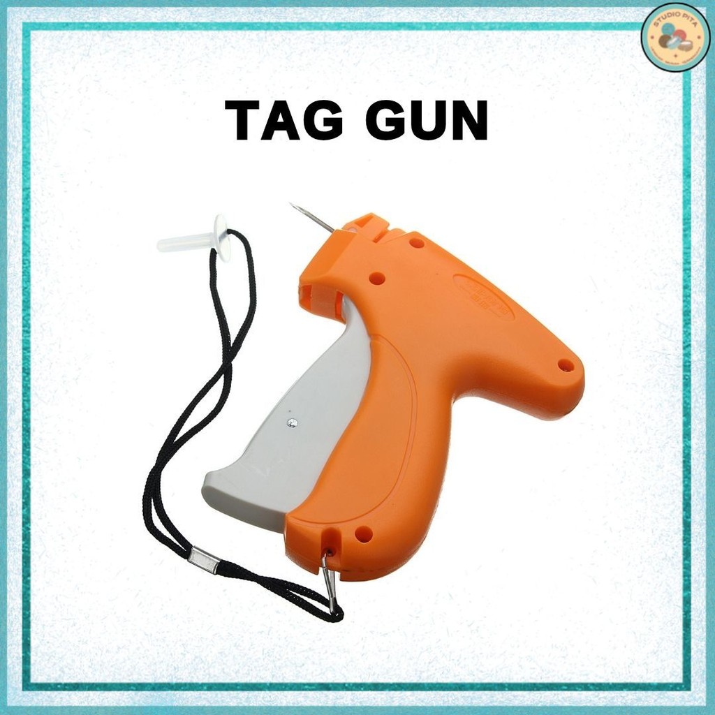 Tag Gun Tag Pin Tembakan Label Baju/Laundry/Kaos Kaki/Pakaian