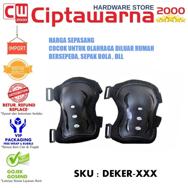 Deker Inline Skate Pelindung Lutut Sikut Sepatu Roda Anak Remaja - CW2K