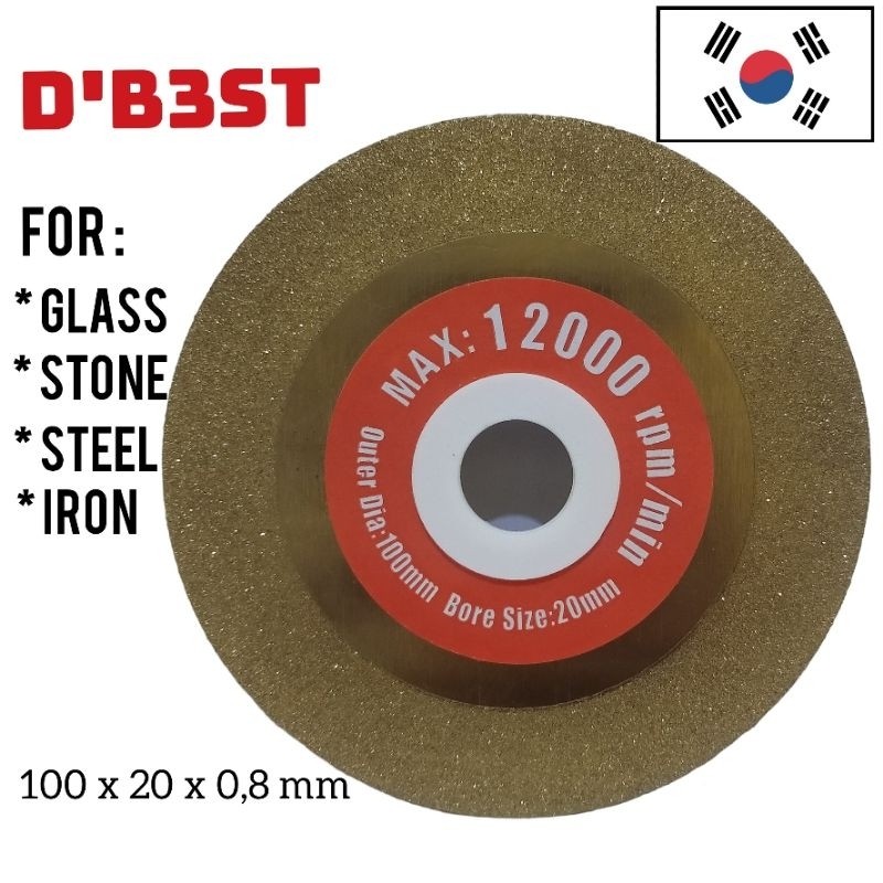 Diamond Glass Cutting Disc Mata Gerinda Potong Kaca Poles Kaca Diamond Grinding and Cutting Disc Mat