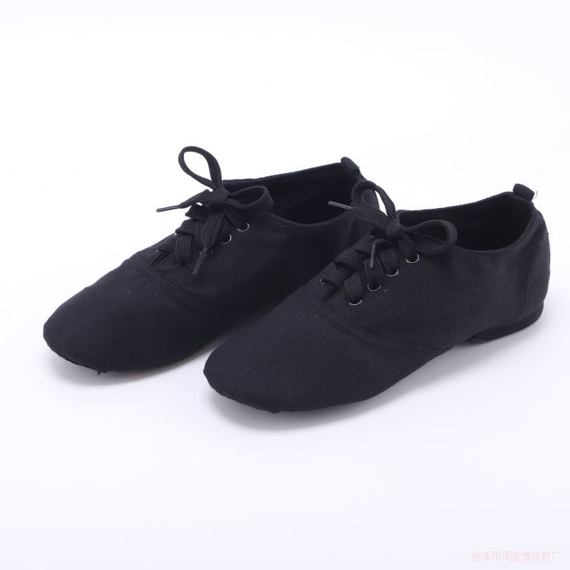Children's Dance Shoes Women's Dance Shoes Canvas Jazz Dance Shoes Low-top Adult Men's Modern Ballet