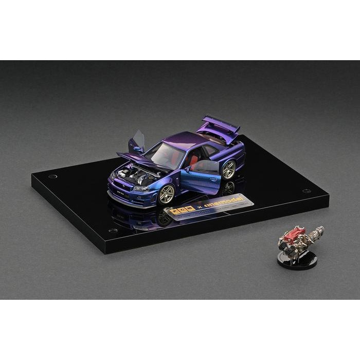 1/43 PGM NISSAN SKYLINE GT-R R34 Z-TUNE METALLIC PURPLE