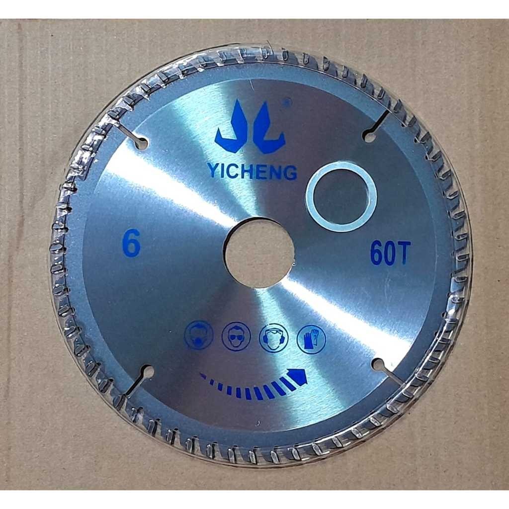 Mata Gergaji Pisau Gergaji Bulat TCT / Circular Saw Blade 6 " inci inch in x 60 T Gigi
