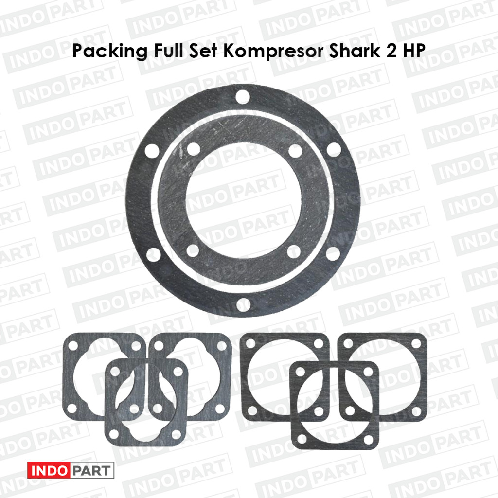 Packing Full Set Kompresor Shark 2 HP | Packing Kompresor Shark Original | Gasket Set Kompresor Shar