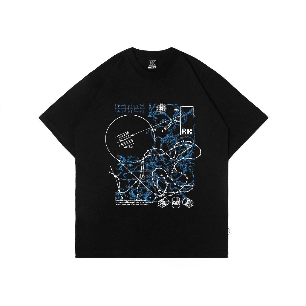 (COD) K.KISSES // HIVE // TEES - BLACK