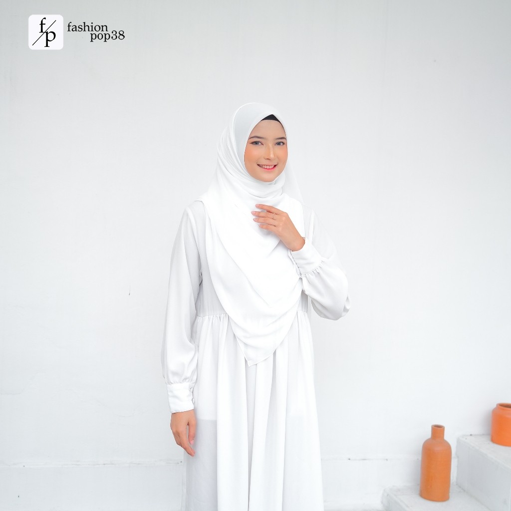Zahira - Luma Dawa Adiba Scarf 120 x 120cm Scarf Hijab Ceruty Babydoll Segi empat Khadijah