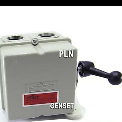 Switch Genset Ohm Cam Saklar Genset ke PLN Starter Change Over Switch COS 15A / 30A 500V 1 Phase