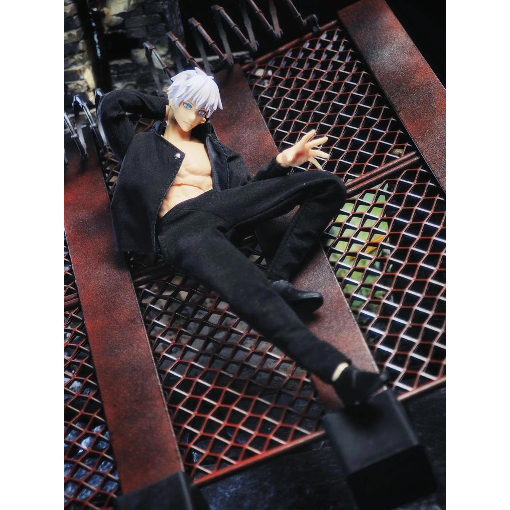 Gojo Satoru Anime Jujutsu Kaisen Shf Clothes Action Figure Accessories Toys Adaptation Vtoys Blank B
