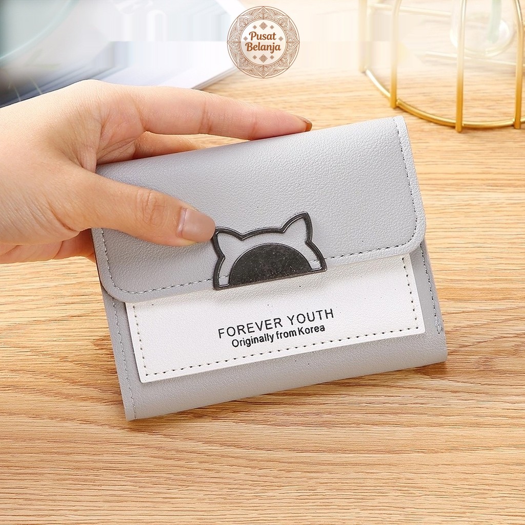 Pusat Belanja PBTO Dompet Lipat Wanita Karakter Lucu Fashion untuk Tampil Unik AK1001 COD