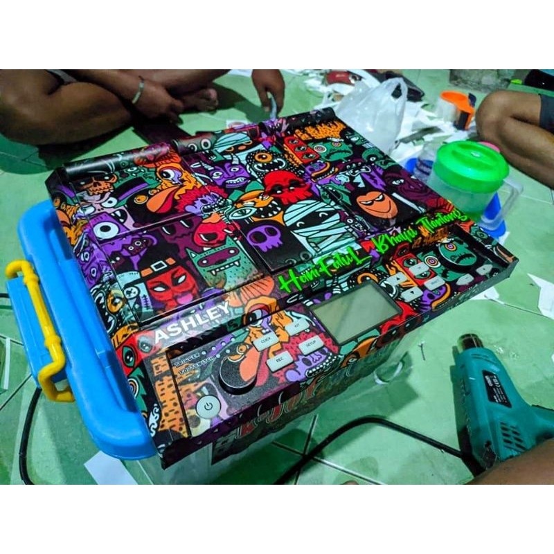 Sticker Kendang Elektrik ASHLEY DME 705     Berkualitas