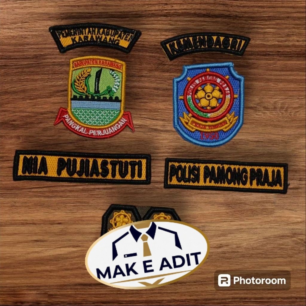 BORDIR EMBLEM PDH SATPOL PP