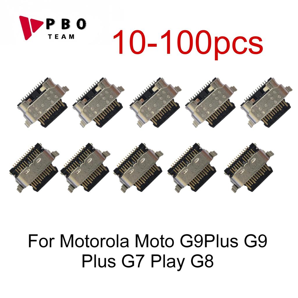 10-100Pcs USB arger arging Dock Port Connector Plug For Motorola Moto G9Plus G9 Plus G7 Play G8