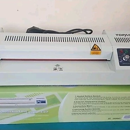 Mesin Laminasi panas dingin Roll Laminating A3 Topas FGK-330