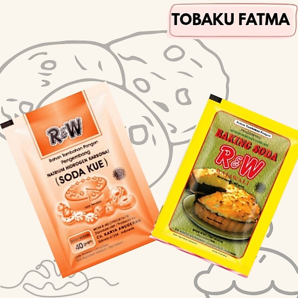 Soda Kue Baking Soda Pengembang Kue Rajawali R&W RW