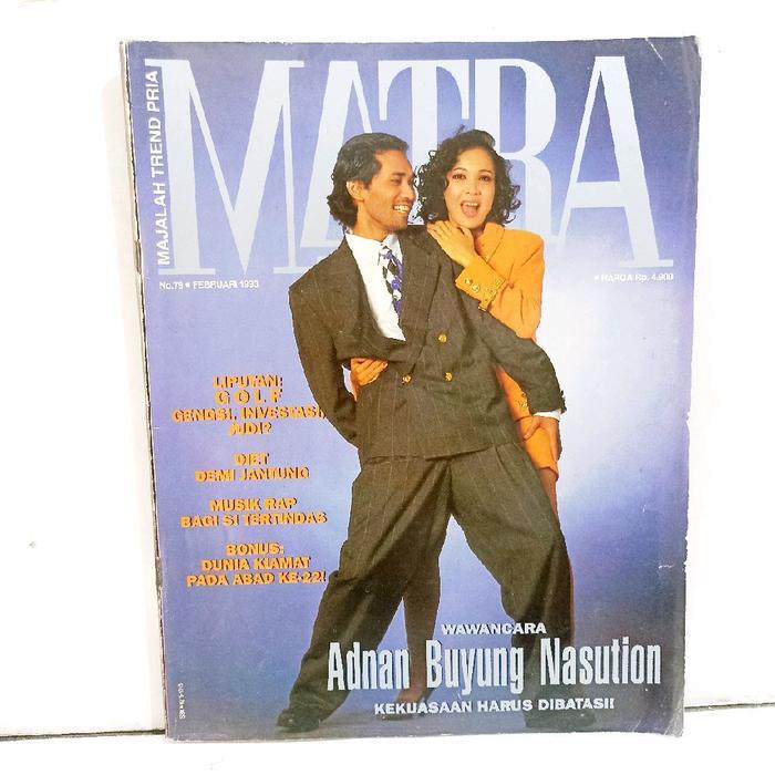 MATBA Majalah Trend Pria Edisi 79 Februari 1993 dengan Wawancara Adnan Buyung Nasution dan Kekuasaan