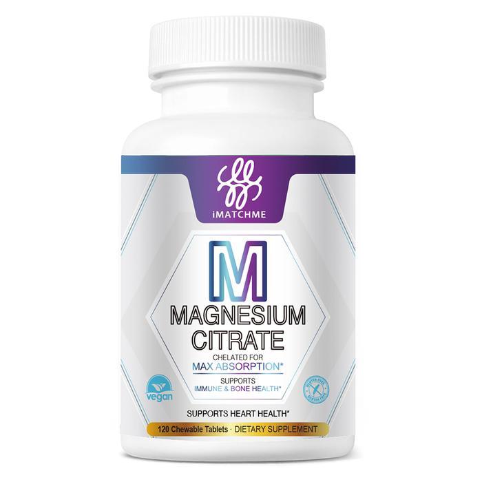 [SUPLEMEN] Magnesium Sitrat Kekuatan Ekstra 1000 mg - Suplemen Magnesium Penyerapan Tinggi, Pil Vita