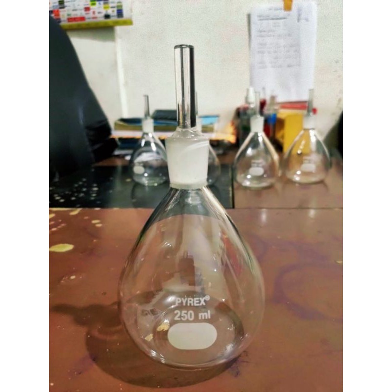 piknometer /density bottle 250ml pyrex     Berkualitas
