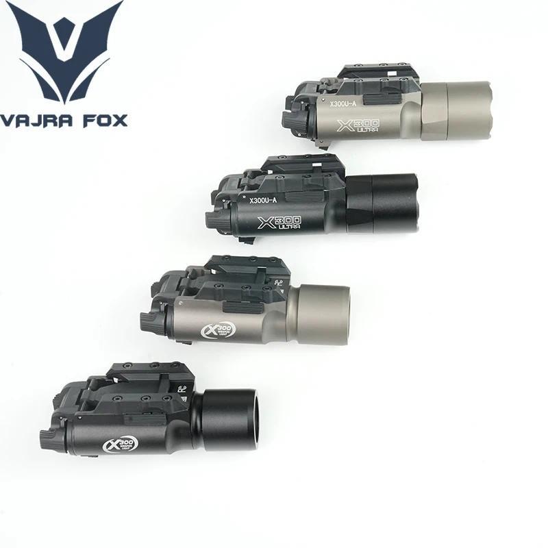 Tactical Gear X300 X300U LED Flashlight G17 G18 G19 Pistol Hanging Hunting Scout Light Airsofty Equi