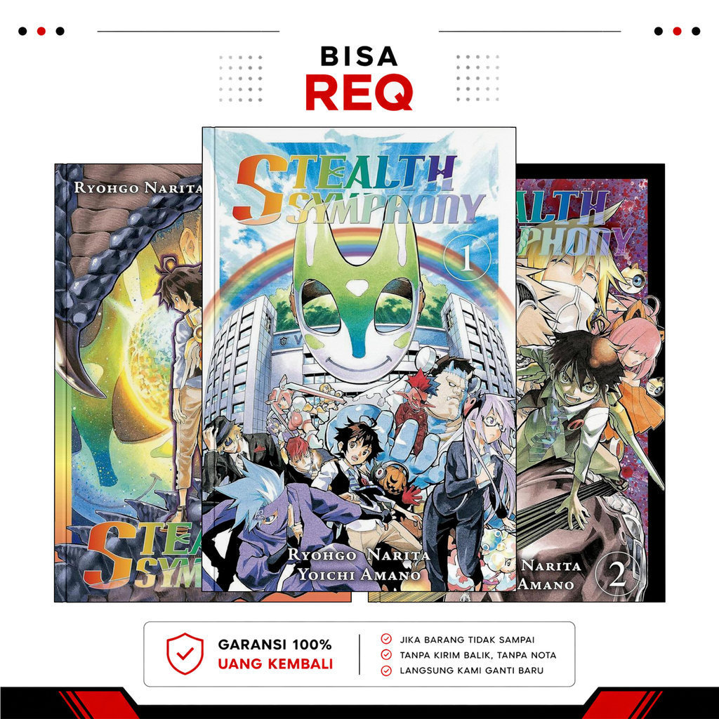 Stealth Symphony, Vol. 1-3 ( Komik Manga ) by Ryogo Narita