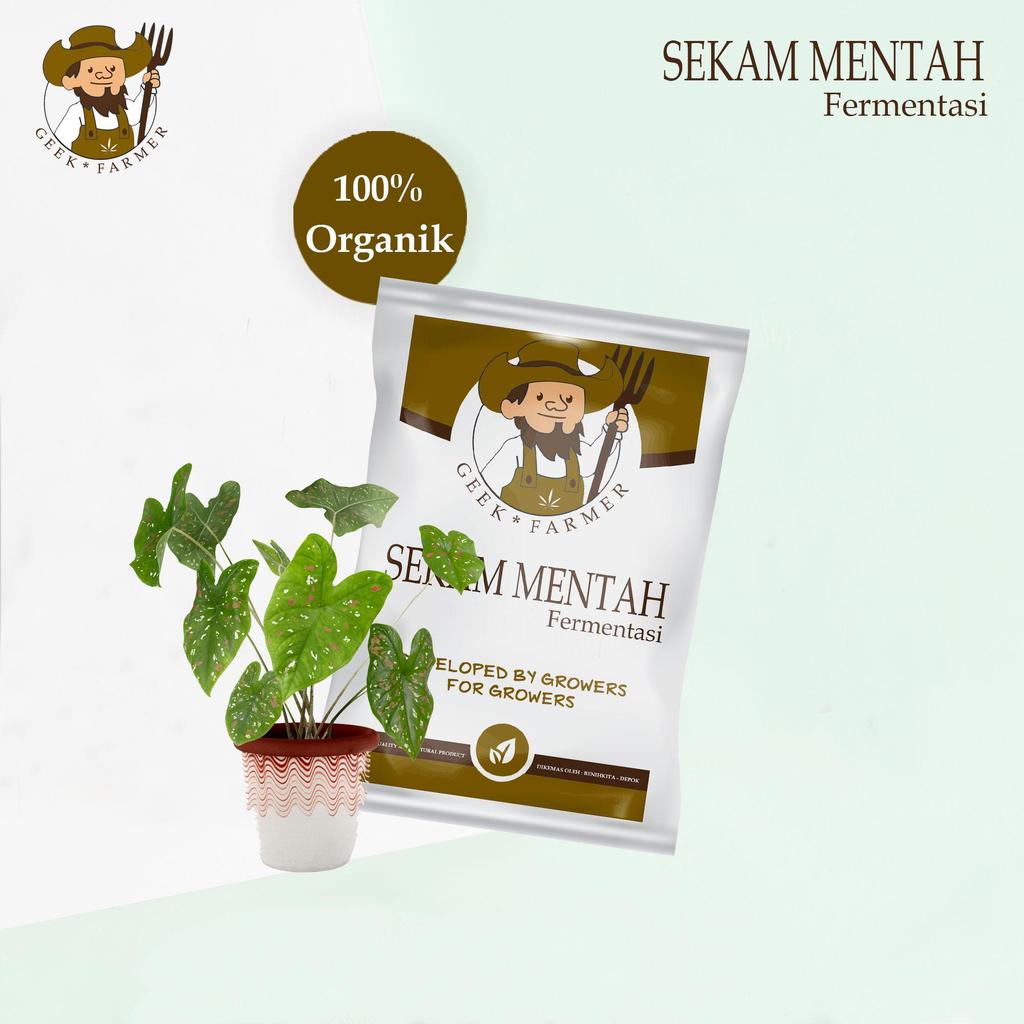 Geek Farmer – Media Tanam Sekam Mentah Fermentasi Siap Pakai | Nutrisi Tinggi, Tanaman Tumbuh Subur