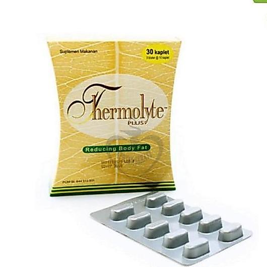 Best Seller Thermolyte Plus Isi 30 Kapsul Obat Diet Herbal Pelangsing Tubuh Berkualitas 100% origina