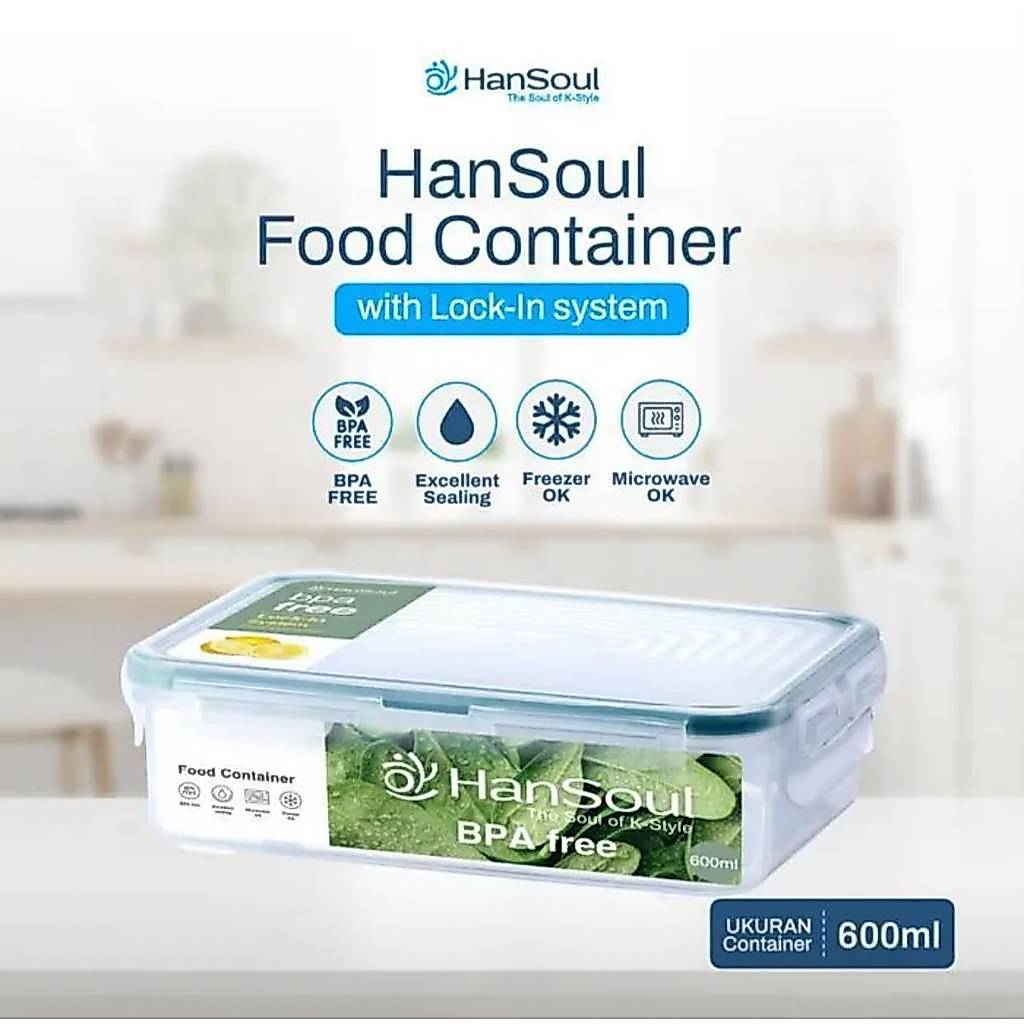  HANSOUL HFC555432 CL CONTAINER 600 ML