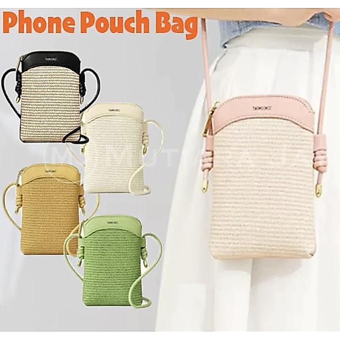 BLANCHENAM TAOMICMIC Tas Selempang Wanita Pouch Handphone Dompet HP Mini Phone Bag