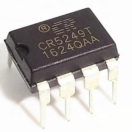 CR5249T DIP-8 TANCAP CR5249 CR 5249T IC PWM POWER PENGGANTI TNY398 CR5229 CHIP RAIL KOMPONEN SE27
