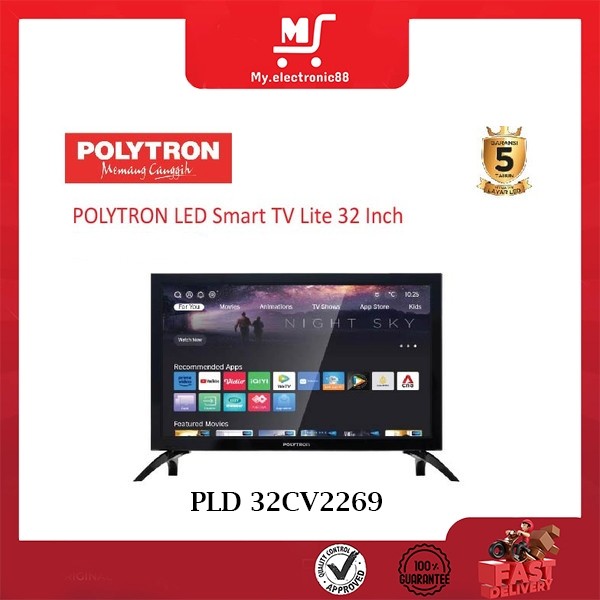 PROMO POLYTRON SMART TV 32 INCHI PLD-32CV2269