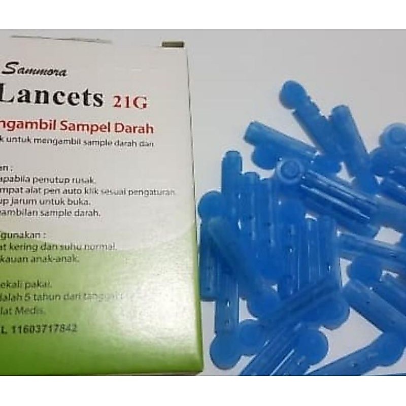 Blood Lancets Sammora/Jarum Bekam Sammora 21G