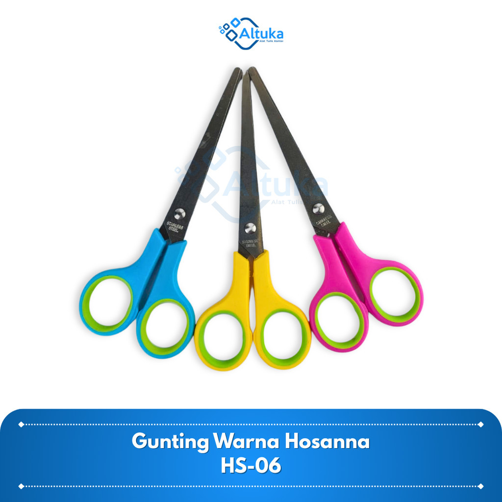 

HOSANNA Scissors Paper / Gunting Kertas Warna Ukuran Besar HS-06