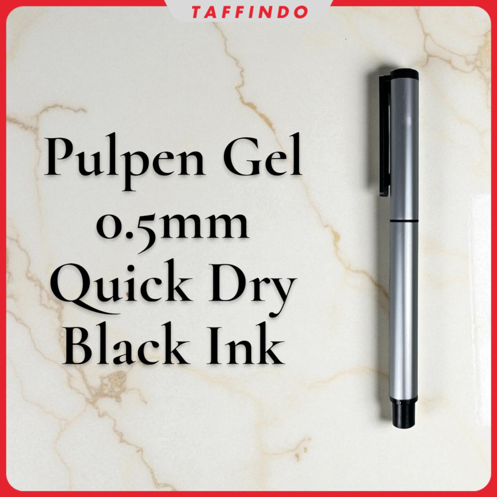 

Kaco Pena Pulpen Gel 0.5mm TUBE Roller Quick Dry Black Ink 1 PCS - K80