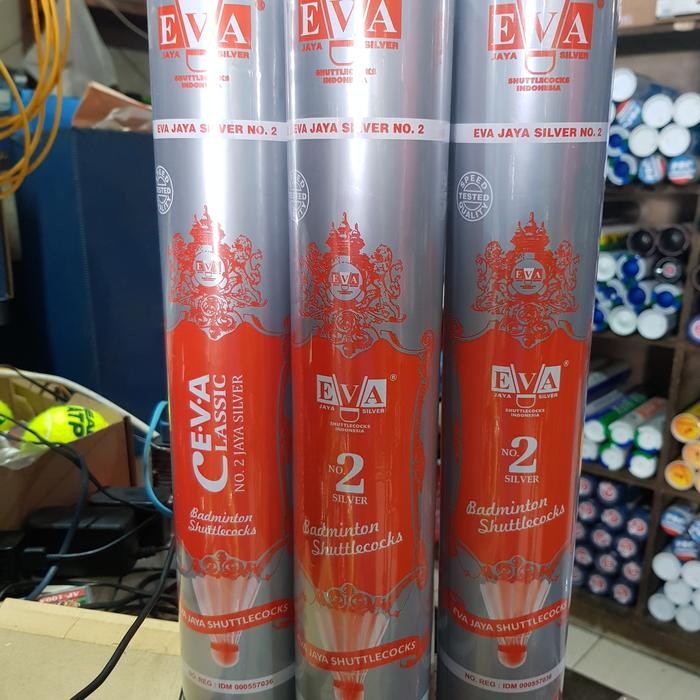 shuttlecock eva jaya silver no.2