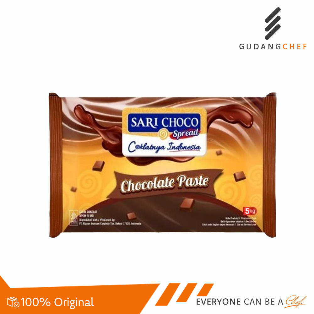 

Sari Choco Spread Chocolate Paste 5 kg - Pasta Cokelat Premium untuk Baking & Pastri
