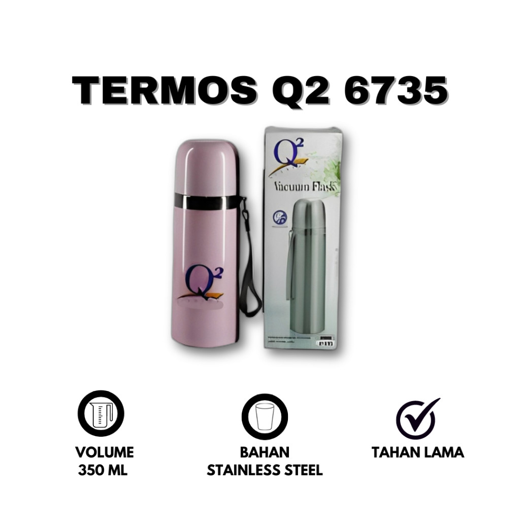 TERMOS Q2 6735 | Termos Kapsul Kapasitas 350Ml Q2 6763