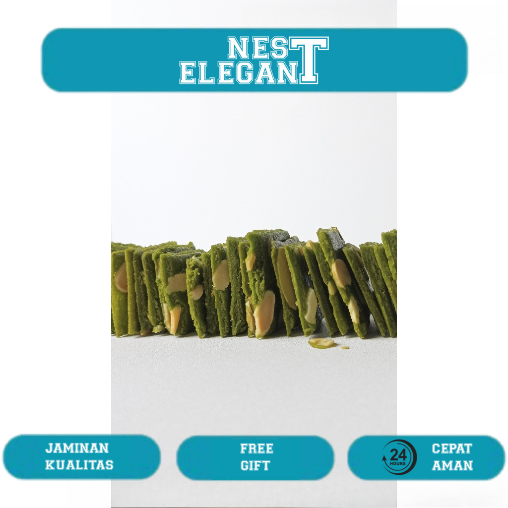 

ThinnyBites Green Tea Almond Crispies Keripik Brownies Crispy Greentea