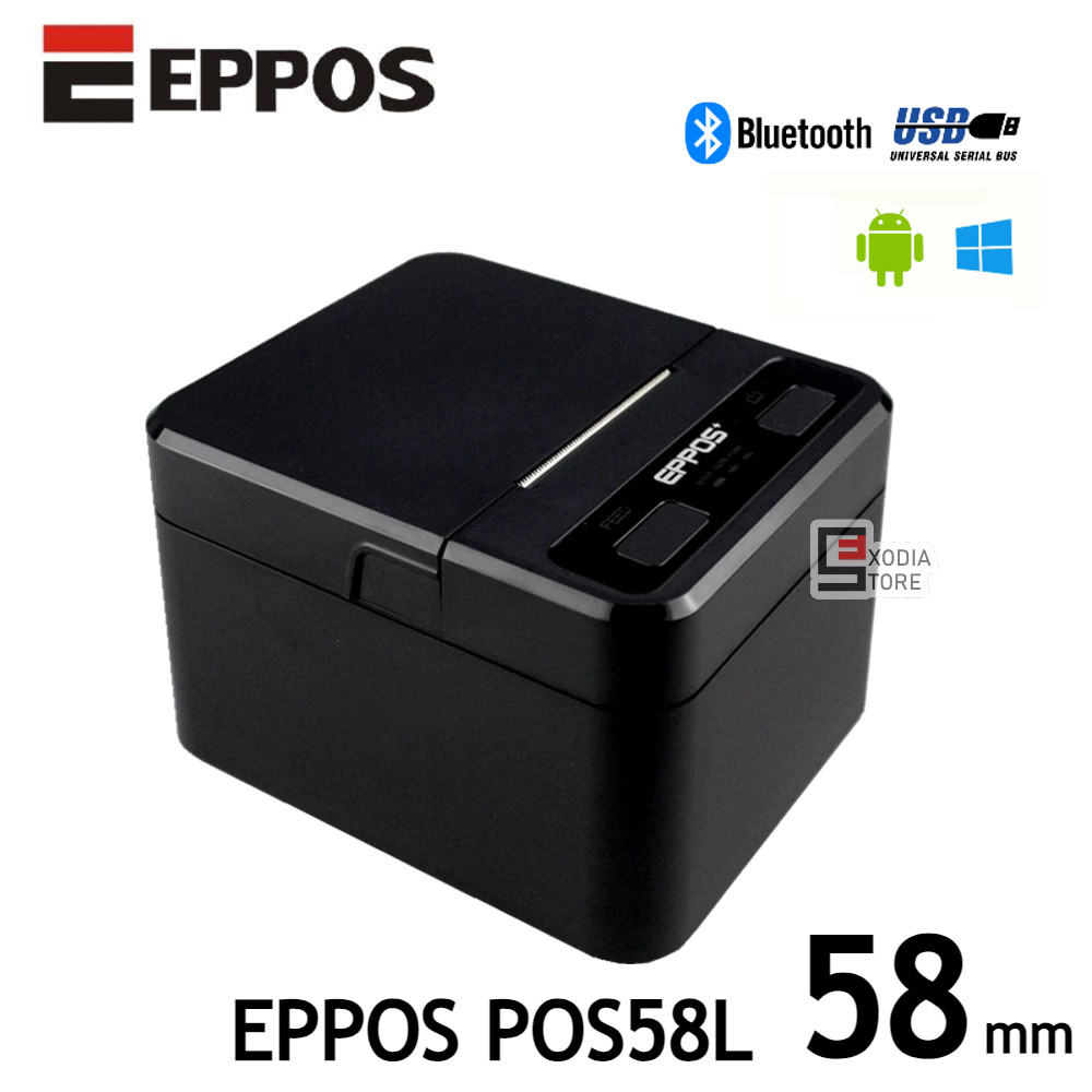 

Thermal Printer Bluetooth USB EPPOS PLUS POS58L 58mm & POS80L 80mm RPP02 RPP02N Original Support Android & Windows bisa untuk Hp, Tablet, Laptop, Komputer