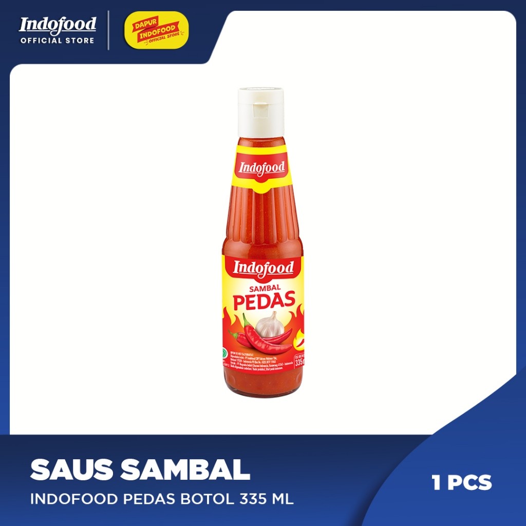 

Sambal Indofood Pedas Botol 335 ml
