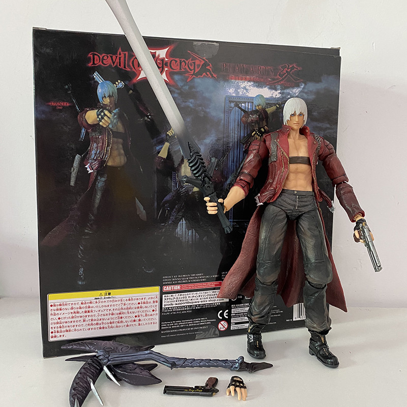 Play Arts Kai Devil May-Cry Dante Action Figure Model Toys Joint Movable Doll Birthday Gift For Frie