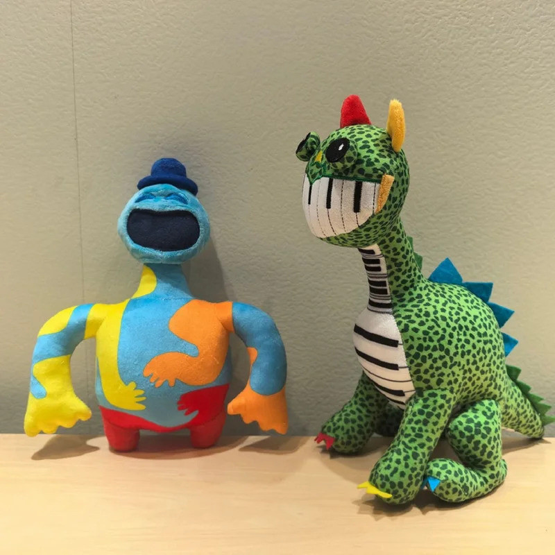 Boneka Plush Anime Nightmare Game Hot Poppy Pianosaurus Song Huggy Wuggy Boneka Lembut Bantal Isi Ma