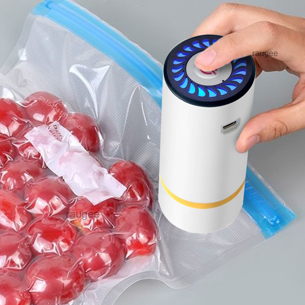 

Mini Electric Air Pump Rechargeable for Food Fresh-Keeping Vacuum Sealed Bag Storage Bag Automatic Vacuum Compression Machine