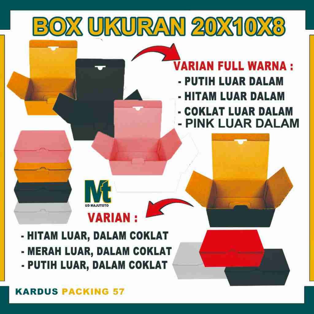 

Box 20x10x8 Cm / Box Sliplock / Box Sepatu Bayi / Box Mainan / Kardus Polos