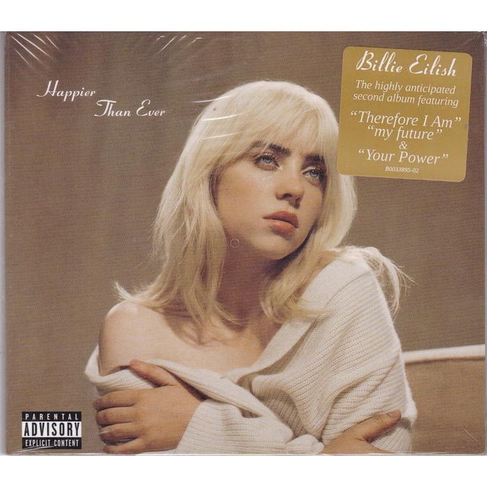 CD Billie Eilish - Happier Than Ever ORIGINAL IMPORT