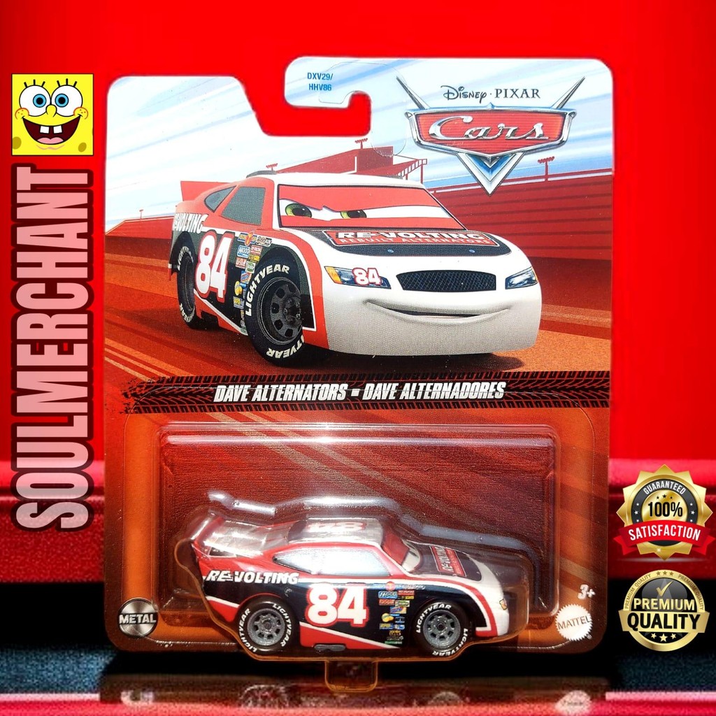 Disney Pixar Cars Dave Alternators Diecast Race Car Original Mattel