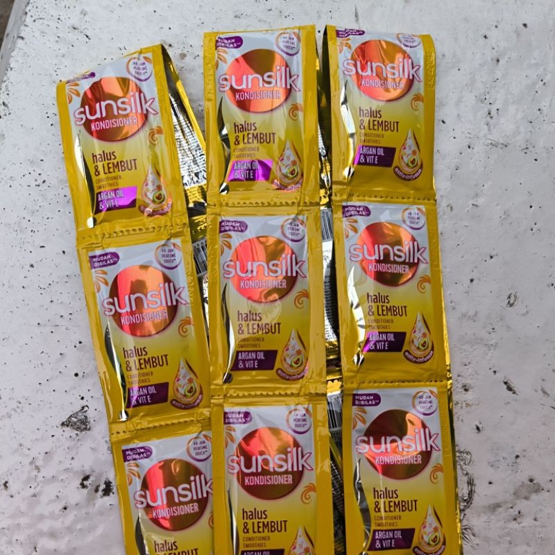 Conditioner Sunsilk Kuning Sachet 5ml Halus Lembut Kondisioner Sunsilk Renceng Unilever