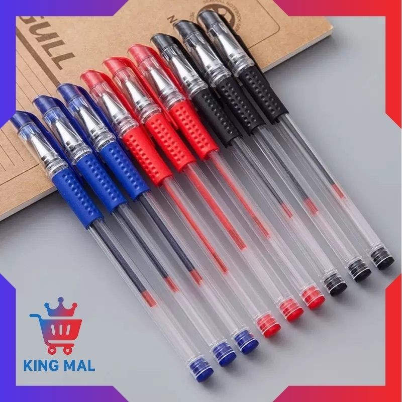 

Pena Gel 0.5mm Standard Pulpen Gel Standard Bolpoin Cair Alat Tulis Sekolah Bolpen Warna Hitam Biru Merah Pulpen Tinta Cair Alat Tulis
