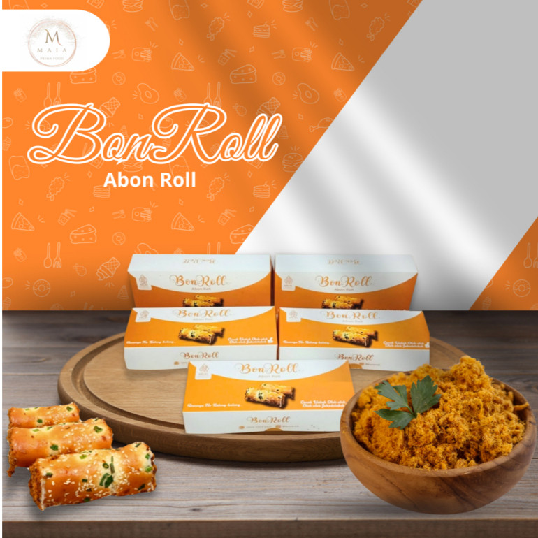 

Roti Gulung Abon Maia Prima Food isi 5pcs - Roll Abon - Roti Abon - Roti isi Abon - Flossroll Abon