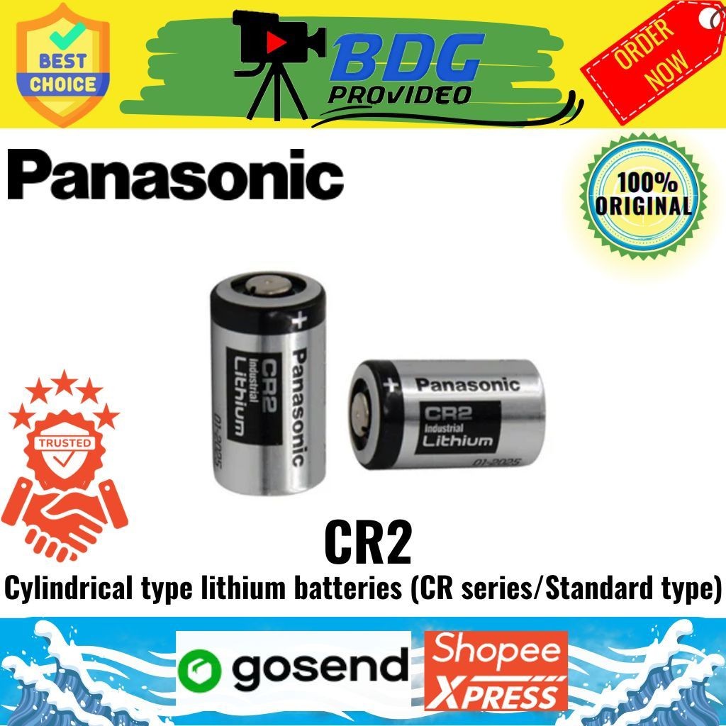 Baterai Panasonic CR2 / Battery Lithium Panasonic CR-2