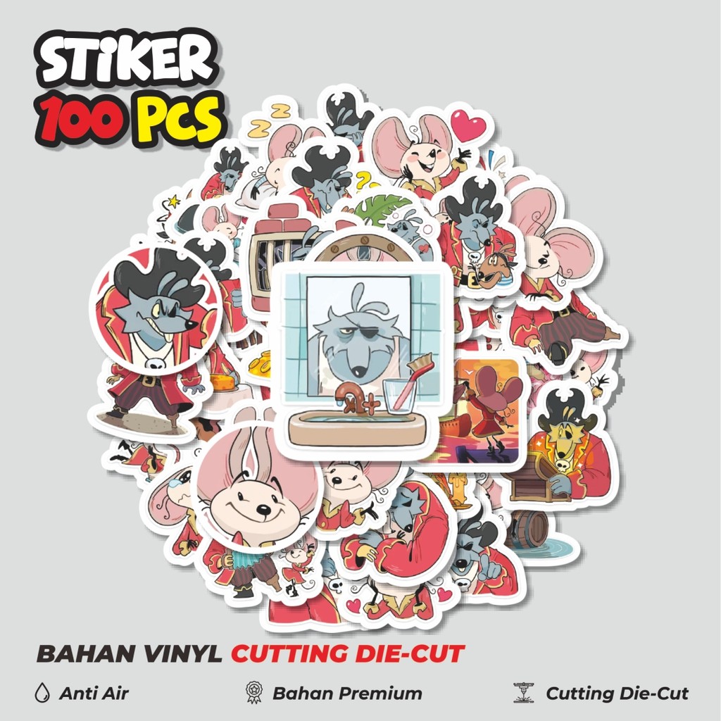 

Terbaru! 50 pcs Funny Character Gorgonzola And Crew Dekorasi Lucu Kreatif untuk Notebook, Skateboard, HP