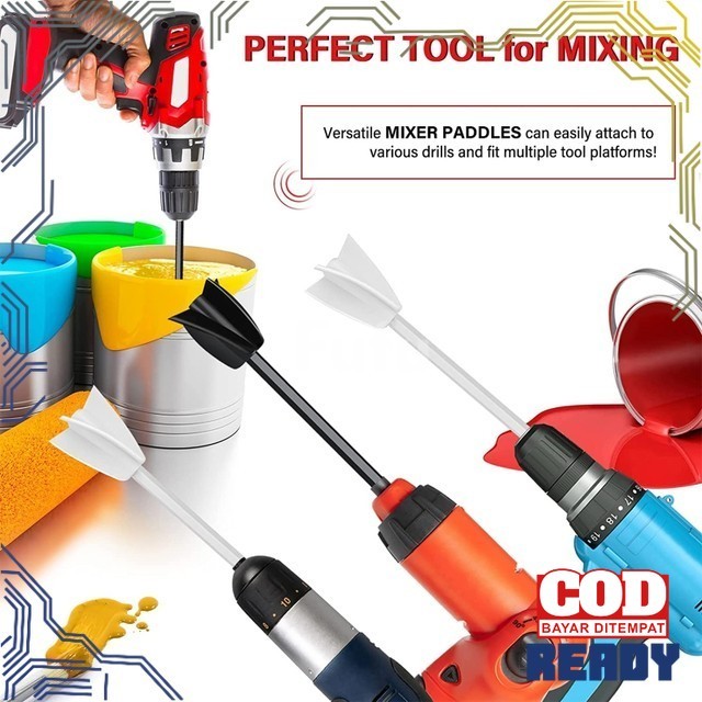 Pengaduk Cat Mixer Epoxy Untuk Mata Bor
