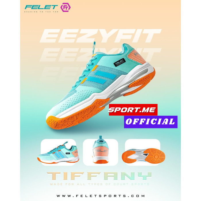 Felet EEZYFIT Badminton Shoes - Sepatu Badminton Original Felet